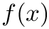$f(x)$